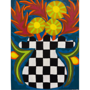 Checkered Vase
