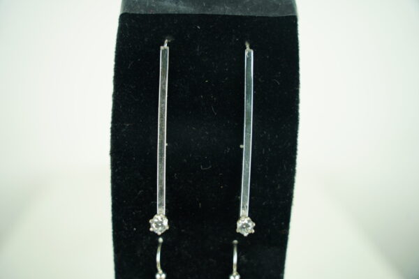 Square Wire Drop Earrings