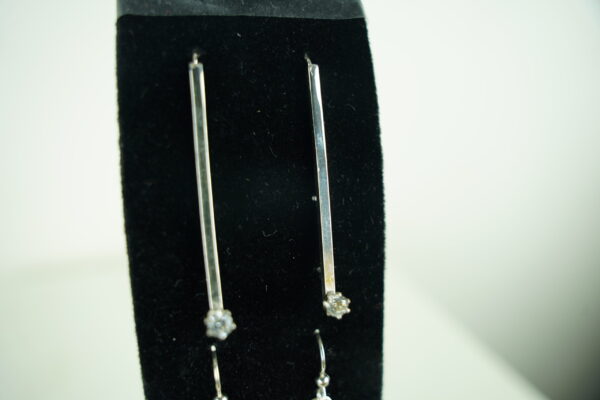 Square Wire Drop Earrings