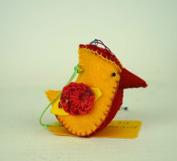 Songbird Ornament, Marigold