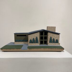 House Incense Burner with Match and Incense Storage