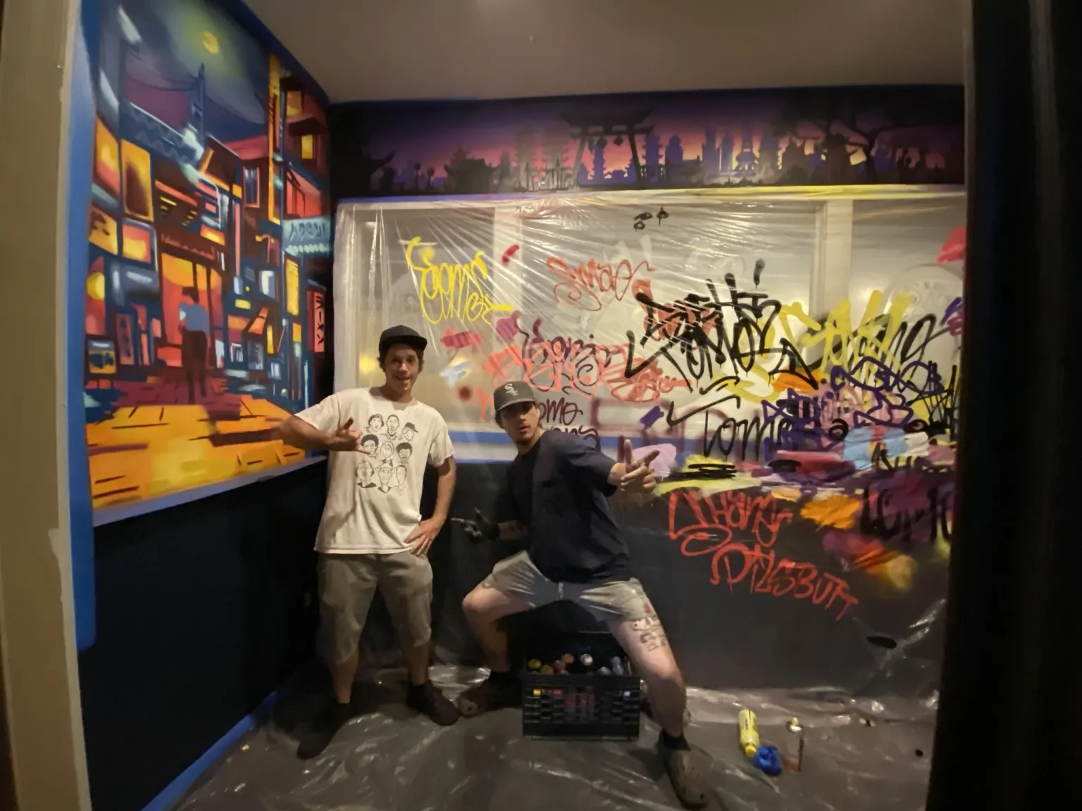 Muralism, Graffiti, and Style Writing Community Collaborative Mural