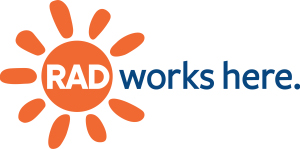 RAD works here logo